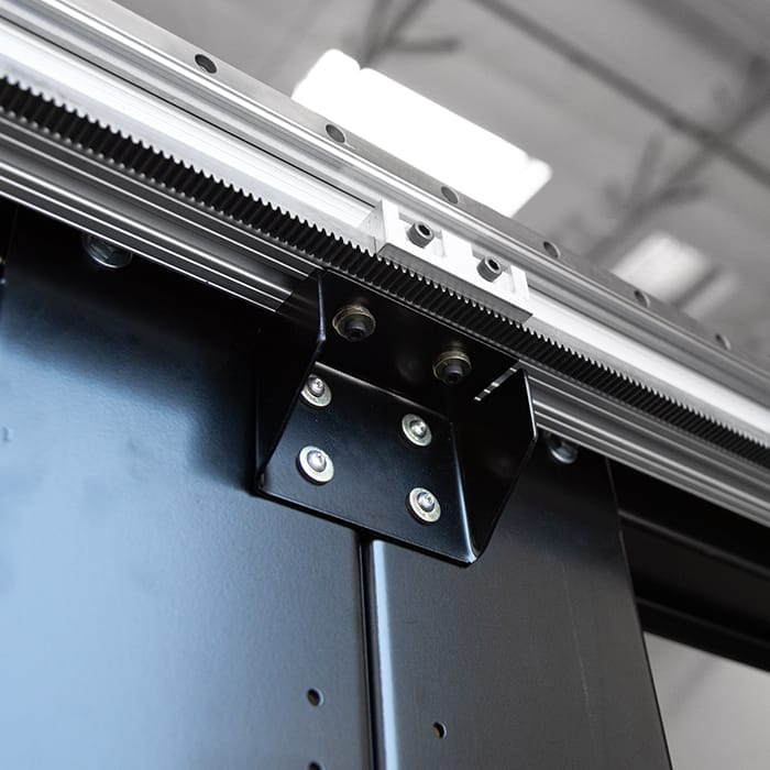 Rack bracket on one of our CNC plasma tables