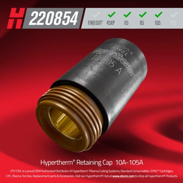 Hypertherm retaining cap 220854