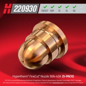 Hypertherm finecut nozzle 220930