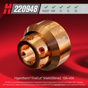 Hypertherm finecut shield ohmic 220948