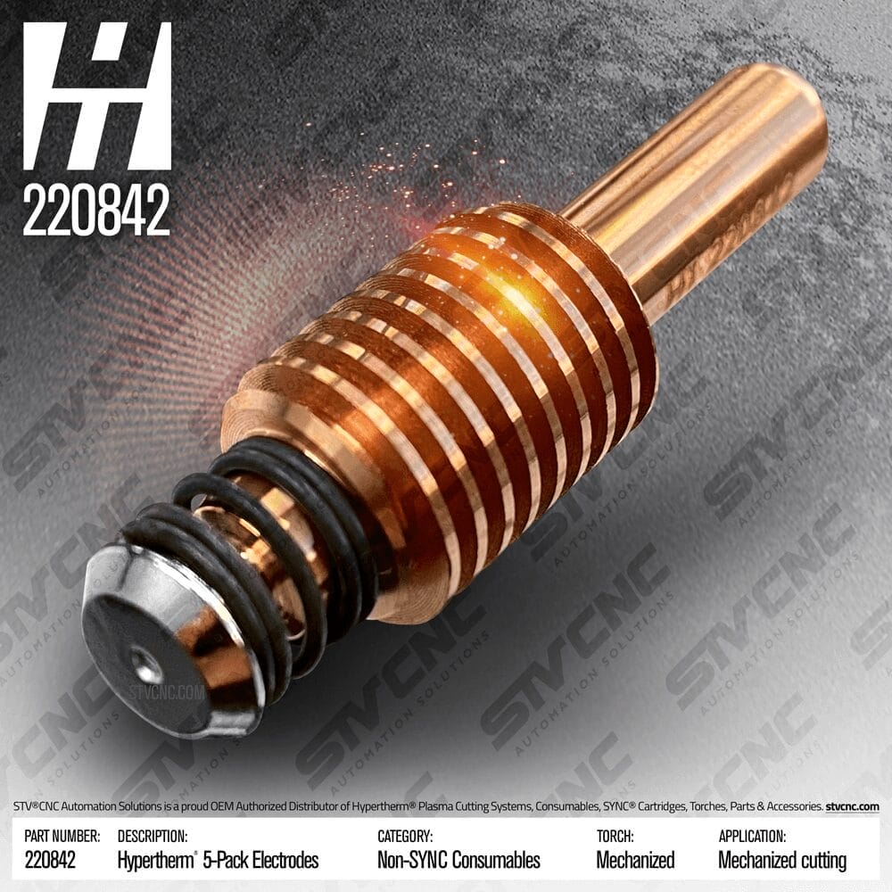 220842 Hypertherm® Electrodes (5-PACK)
