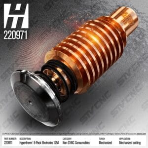 220971 Hypertherm® Electrode 125A (5-PACK)