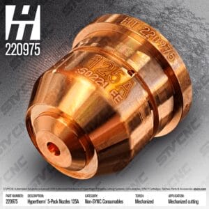 220975 Hypertherm® Nozzle 125A (5-PACK)