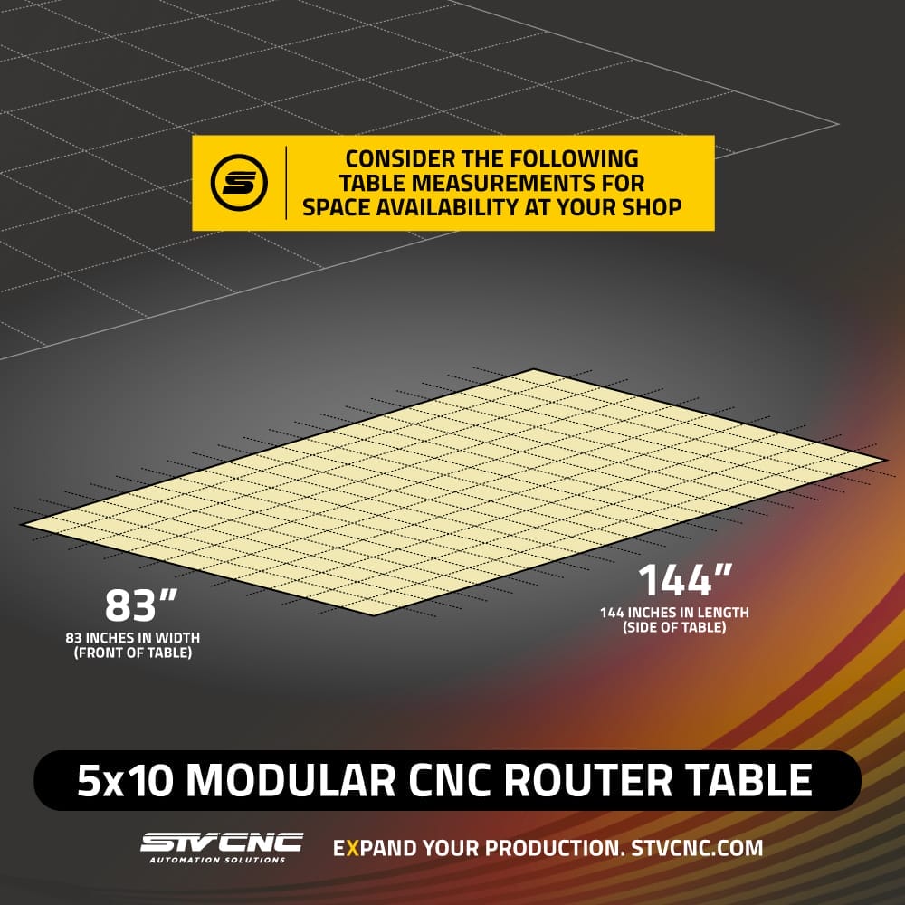 STVCNC Router 5x10 floorplan