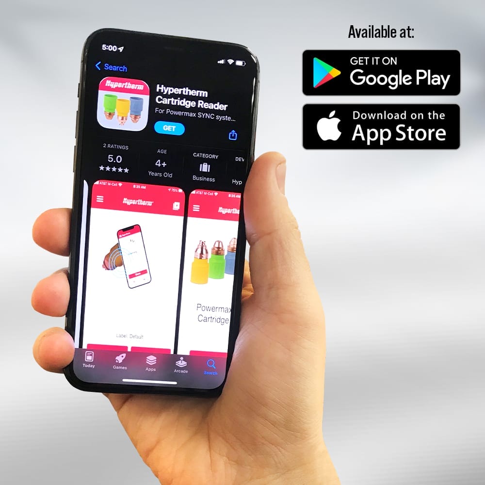 Hypertherm cartridge reader app