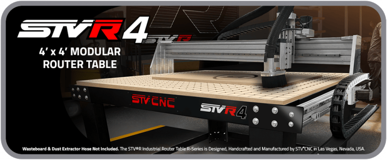 Selection STVCNC STVR4 4x4 CNC Table Router
