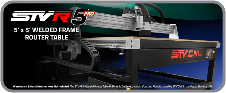 Selection STVCNC STVR5PRO 5x5 CNC Welded Frame Table Router