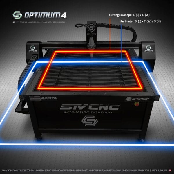 STV®CNC Optimum 4 Plasma Table - Image 3