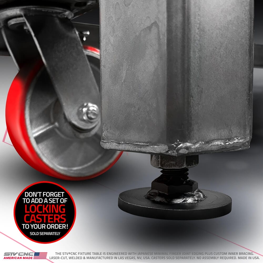 STVCNC® 4x8 Welding Fixture Table 1/4" thick - Image 7