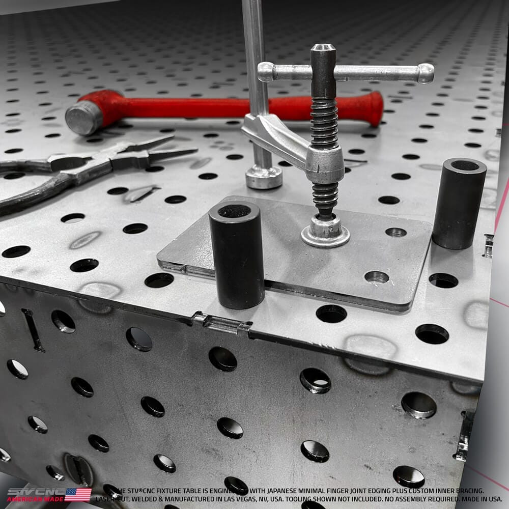 STVCNC® 4x8 Welding Fixture Table 1/4" thick - Image 6