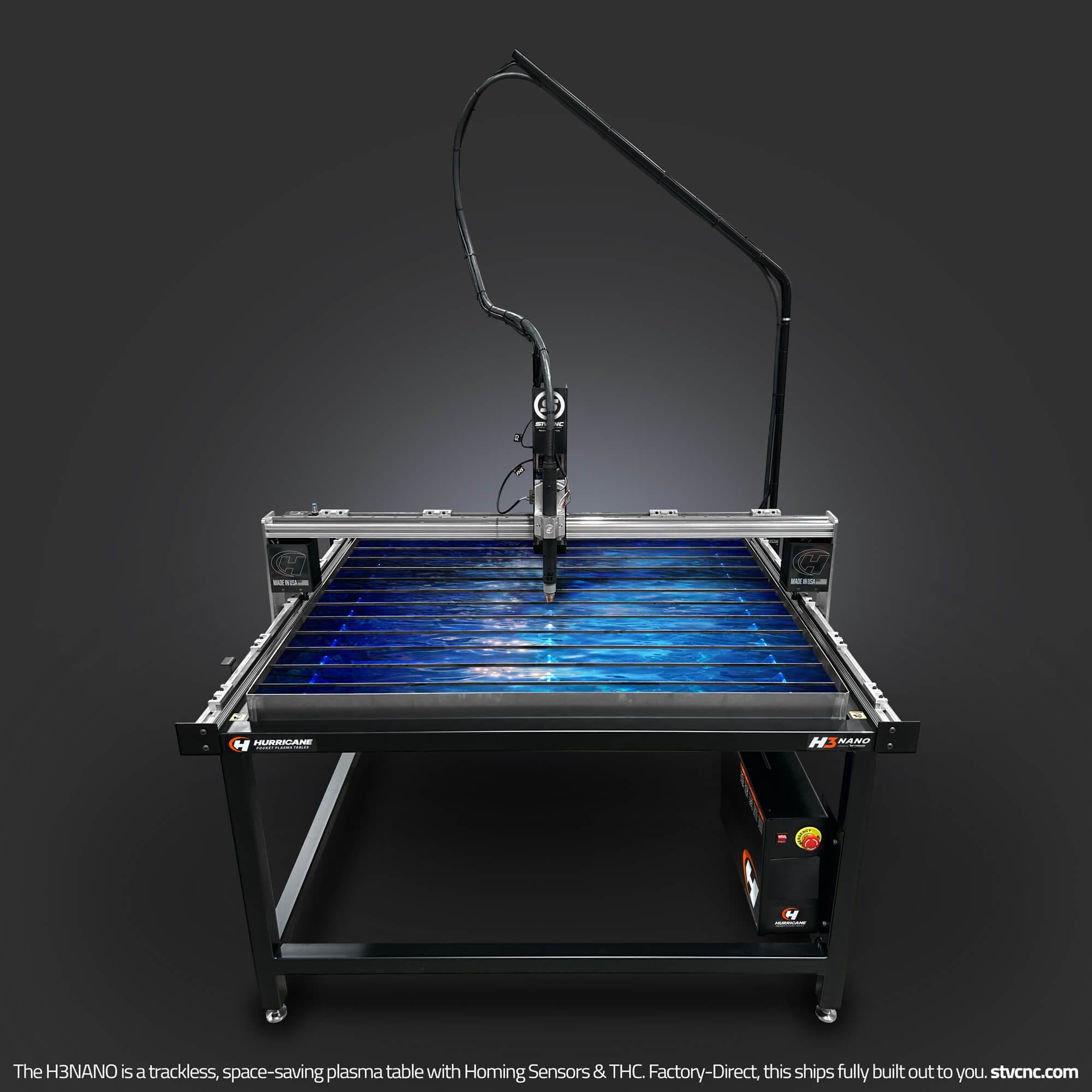 Hurricane Plasma Table - H3 NANO 4x3 CNC Plasma Cutting Table