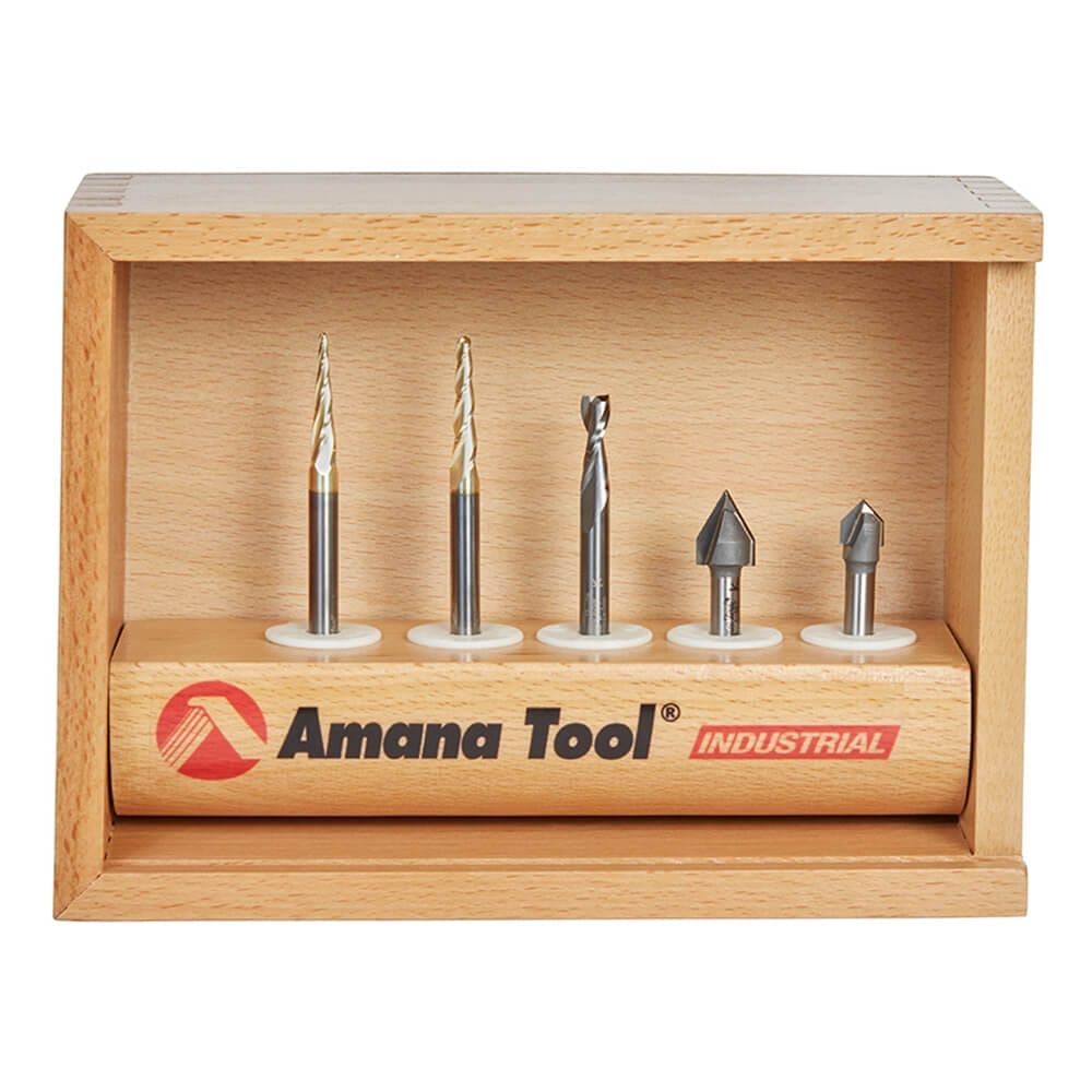 Amana Tool® 5-PC Router Bit Collection - Image 2